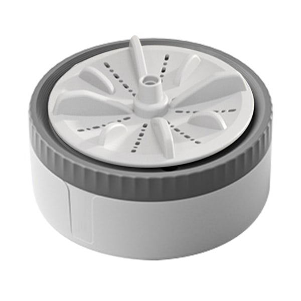 Mini bärbar tvättmaskin Vattentät tvättkläder Maskin för underkläder strumpor Grey
