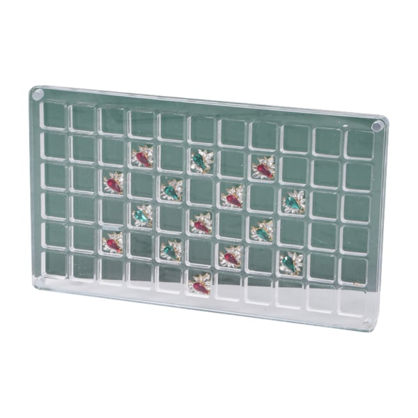 Akryl Magnetisk Seashell Display Box Multi-purpose Craft Dekorativt ställ för ädelstenar