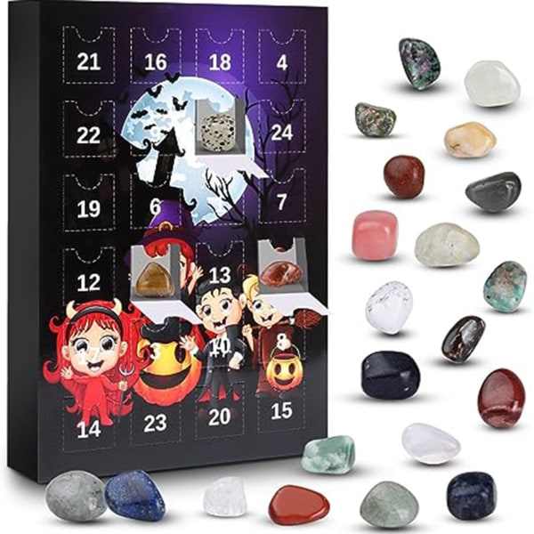 Halloween adventskalender med kristaller unik betydelse festivalkalender för vardagen stone