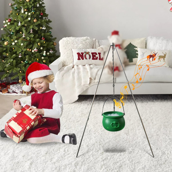 Christmas Witch Style Tripod Enkelt att installera Snygga stativprydnader för vardagsrummet Cotton
