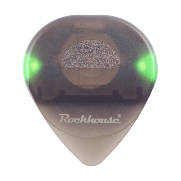 LED-gitarrspelande Pick Tool Personlig glödande gitarrplektrum Gitarrtillbehör Green Light Second Generation