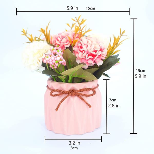 Simulering krukväxter blomväxter prydnad hushålls dekorativa blommor för vardagsrum Blue