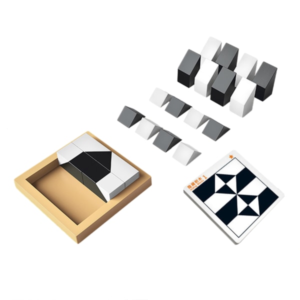 Träleksak med dolt block Flera spel DIY Montera sticksågar Leksaker för pojkar Flickor One Set