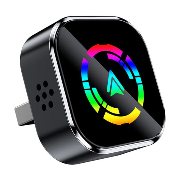 Trådlös CarPlay & Android Auto Adapter – 2-i-1 Trådlös Adapter för iPhone & Android – Snabb & Stabil Anslutning för Sömlös Bilintegration A