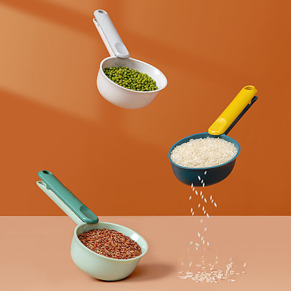 Nordic Multi Functional Scoops Rissked Köksredskap Hem Köksprodukter Gray White