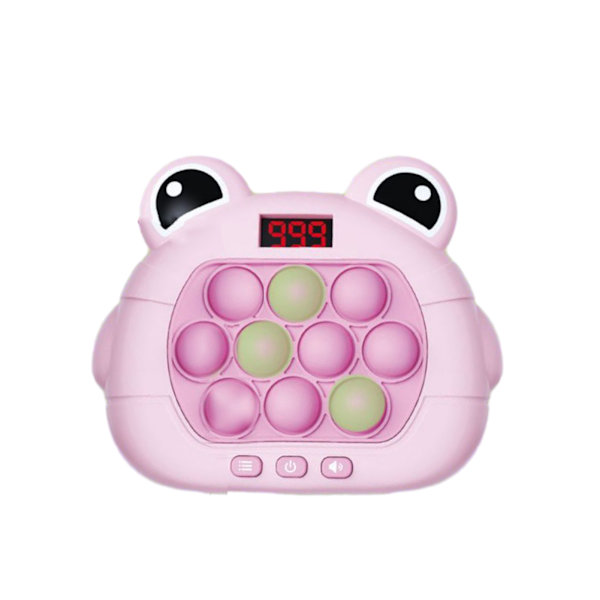 LED-skärm Press-typ Board Toy Drop-resistens Minnesfunktion Leksaksplatta för pojkar Flickor Pink