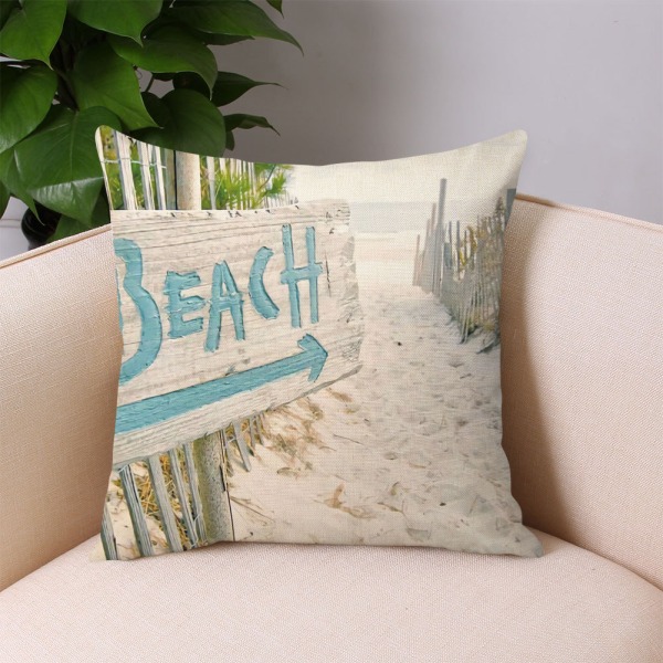 Linne cover dekorativa för hem soffa sommar strand stil Ym150118-4