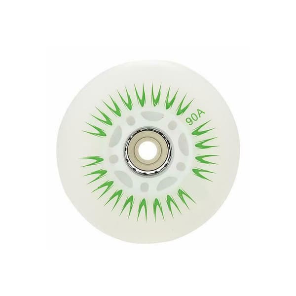4st Flash Inline Skate Wheels 90A LED Lighting Skating Wheels 80 76 72 68 Multicolour 76mm