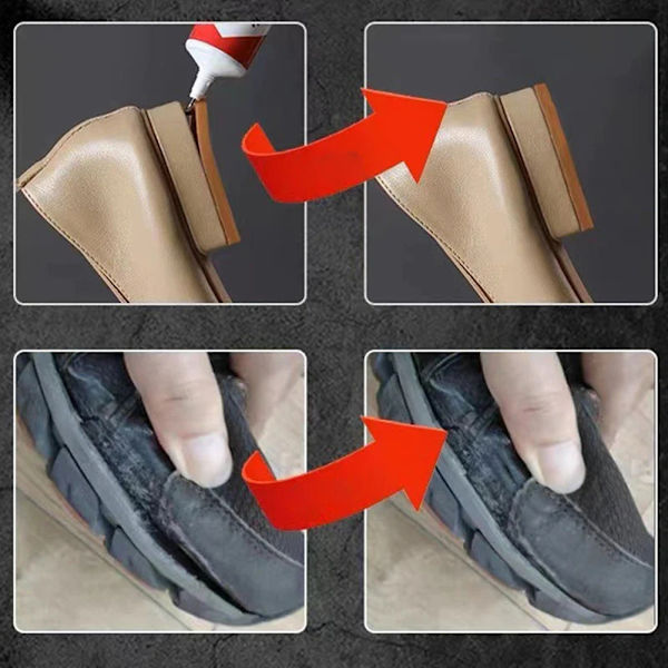 Praktisk skoreparationslim Vattentäthet Enkelt att använda lim för sneakers med hög klack 3pcs