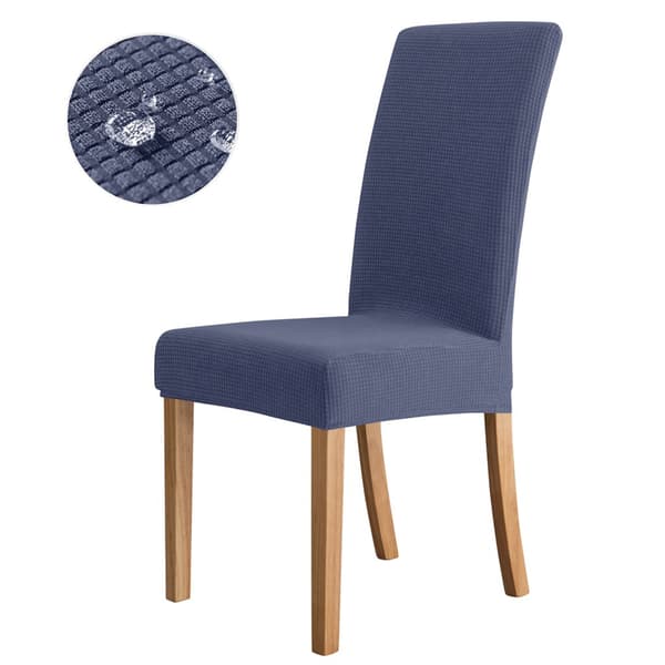 Kontrollera Stickat cover Light Gray 1 Piece