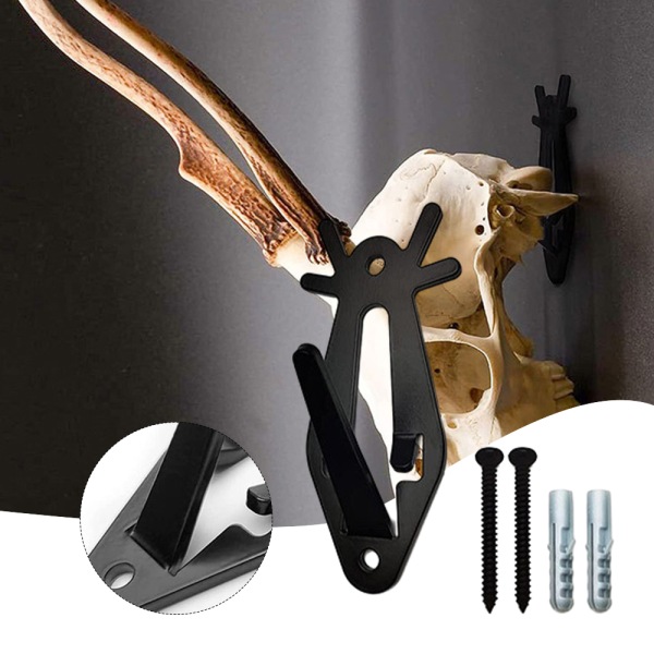 6 st Skull Supports Hanger Set Heavy Duty Hantverk Dekorativa krokar för inomhus utomhus 6pcs