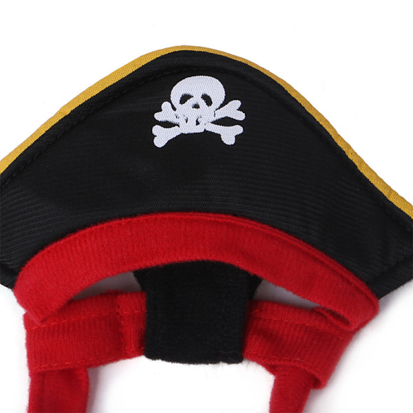 Piratformad hatt justerbar design för husdjur som bär Set B94136-1
