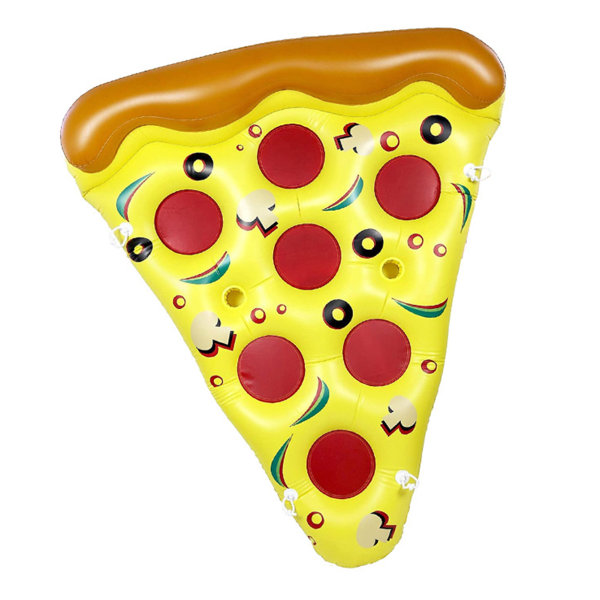 Inflation Simma Pizzasäng Återanvändbar Pool Lounge Pad för inomhuspool A