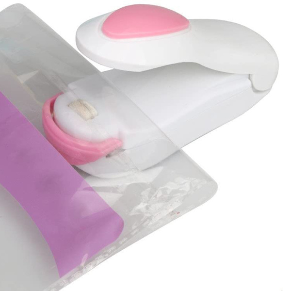 Mini Bag Sealer Portable Heat Vacuum Sealers Plast Sealer Mini Food Sealer för plastpåsar Matförvaring Blue