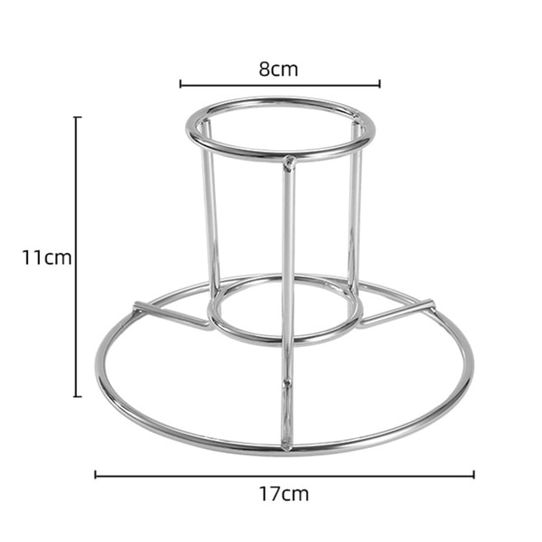 Stativ för kycklingstekar, non-stick ölburk i rostfritt stål Kycklinghållare för BBQ-grillningsugn 1pcs