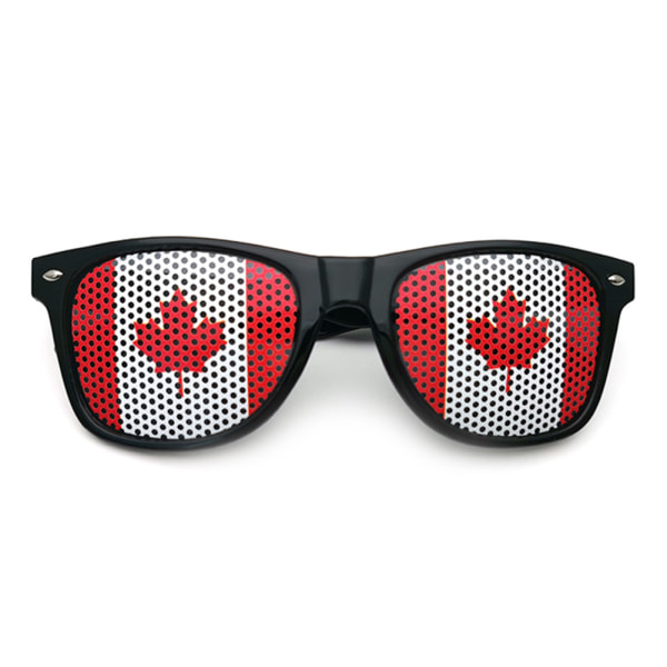 World Cup European Cup flagga klistermärke Personlig solglasögon dekoration Canada