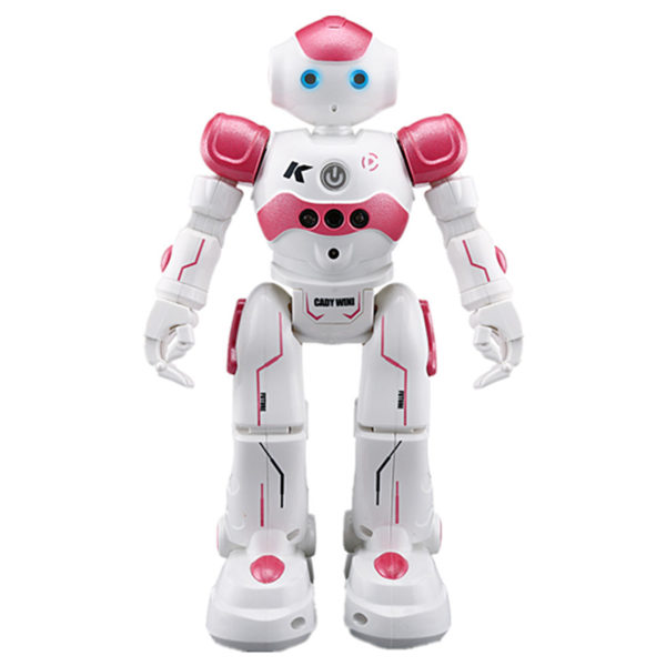 Liten dans Sjung Robotgester Sensing Multipurpose Robotleksak för vardagsrum Pink