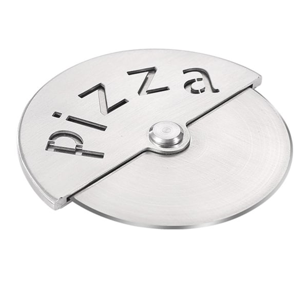 Pizzaskärare i rostfritt stål Non-stick Non-Slip för att skära pizzakakavåfflor C