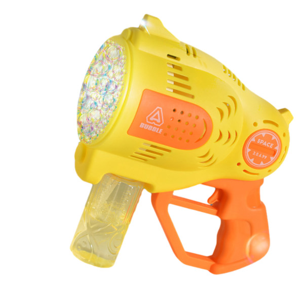 57/139 hål handhållen elektrisk bubbelmaskin med lampor Multifunktionell rolig bubbelmaskin för utegård