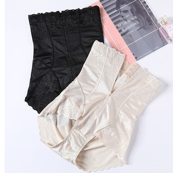 Dam kalsonger med hög midja Postpartum Mage Control Compression Trosor Black L