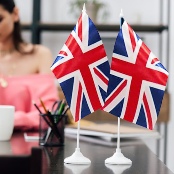 British National Flag Handhållen Stick Flag Celebration Supply för inomhus utomhus 1