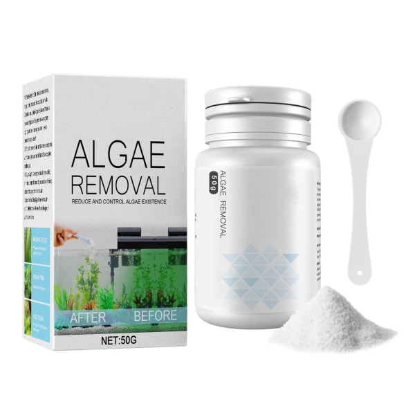 Multipurpose Alg Remover Fish Tank Water Purify Algborttagningspulver 50g Algae Removal Powder