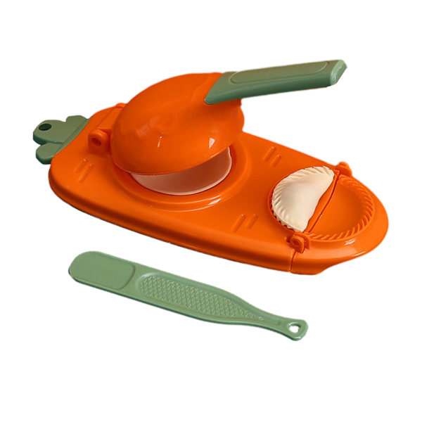 Söt 2-i-1 Dumpling Maker Multifunktion Mould för pannkakor Orange