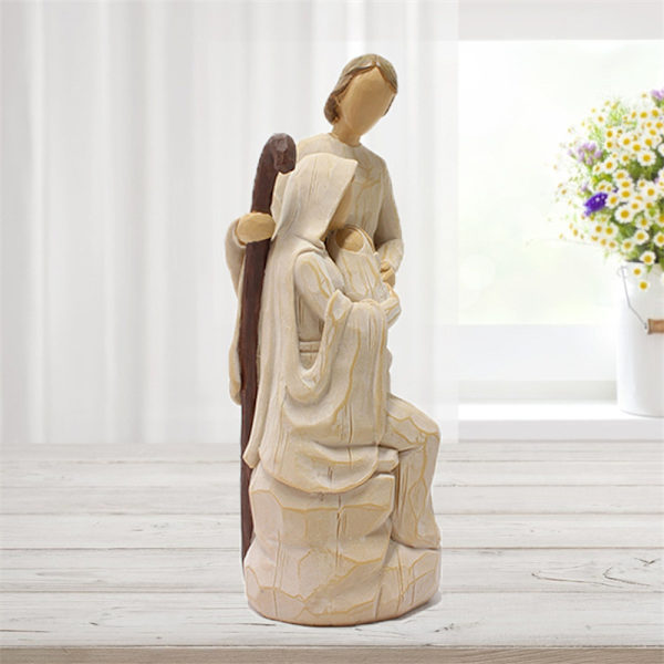 Kreativ figur staty Personlig harts hantverk Desktop Ornament för hem vardagsrum sovrum dekoration