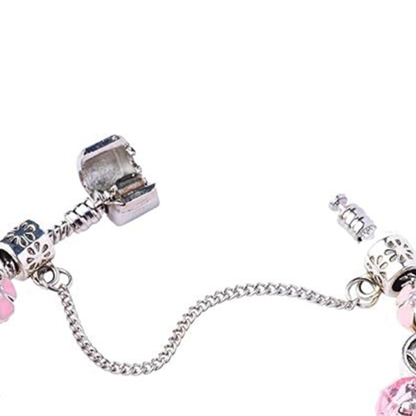 Hello-Kitty hängsmycke Armband Snygga oregelbundna pärlor Handledstillbehör för dagligt bruk Cat Head 21cm