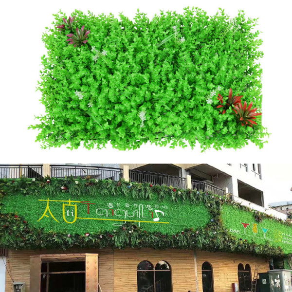 Ficus Leaf Expanderbar/Sträckbar Sekretessstängselskärm Enstaka sidoblad och vinrankor Handgjorda 5
