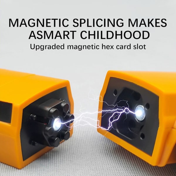 Magnetisk transformation Bilmonterade leksaker för barn Lätt att använda roliga billeksaker Födelsedag julklapp Project 35