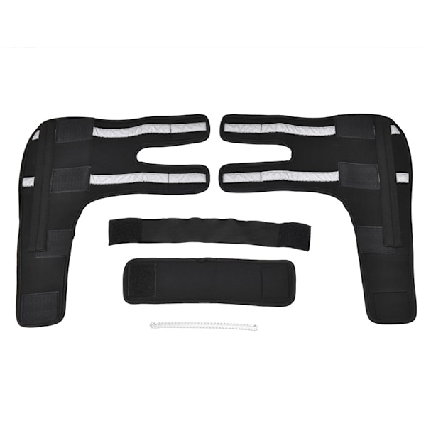 Hundbensskydd för framben, kompressionsbandage, ger extra stöd för hasleden, justerbar, hundvård Black Three Generations L