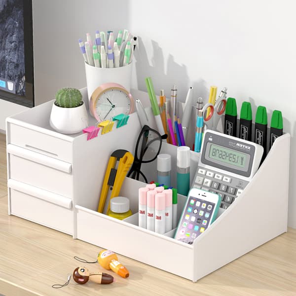 Kommode av organizer Multifunktionsbord kosmetisk förvaringslåda för organizer Matcha Green