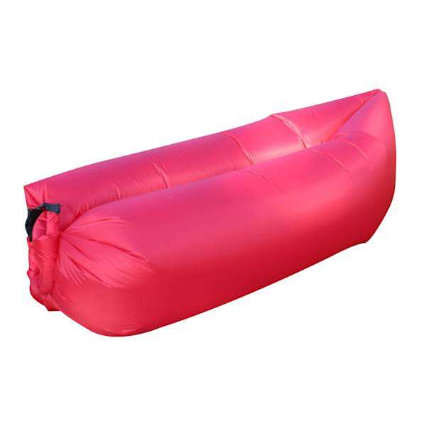 Utomhus Airs Uppblåsbar Soffa Väska Bekväm Stödjande Uppblåst Soffa För Strand Resor Red