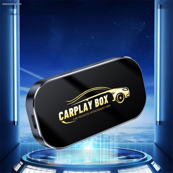 CarPlay Smart Box Adapter – Android 13 Trådløs CarPlay & Android Auto, WiFi & Bluetooth-kompatibel CarPlay Box for problemfri tilslutning With GPS