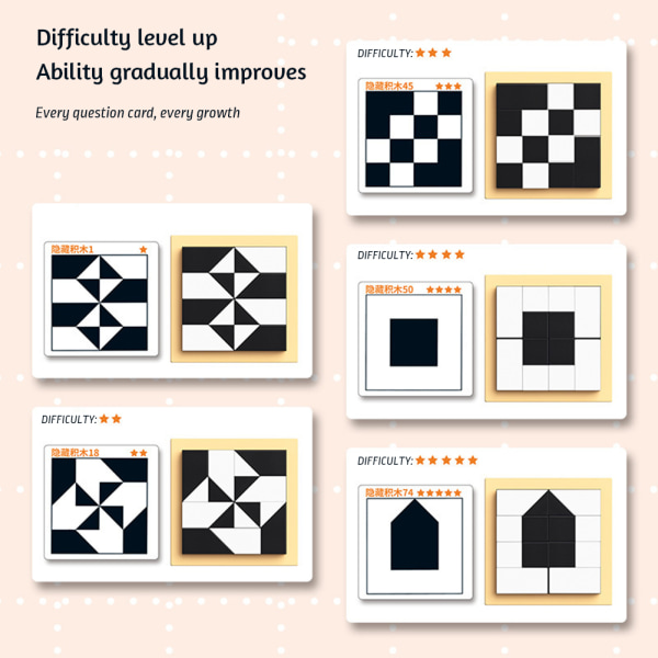 Träleksak med dolt block Flera spel DIY Montera sticksågar Leksaker för pojkar Flickor One Set