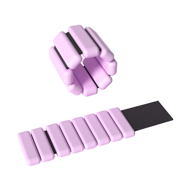 Handled Ankelvikter Armband för kvinnor män Justerbara Slitstarkt viktarmband för pilaträning Pink
