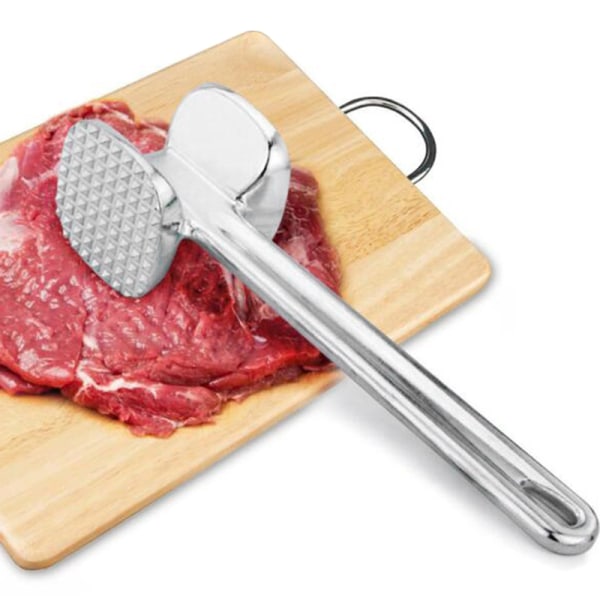 Dubbelsidig lös kött hammare biff hammare grill hammare aluminiumlegering biff verktyg för hushåll