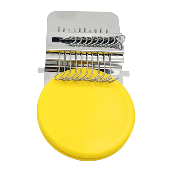 Mini Stopningsmaskin Lätt att bära Hushållsstickmaskin för nybörjare Yellow 14 Pins