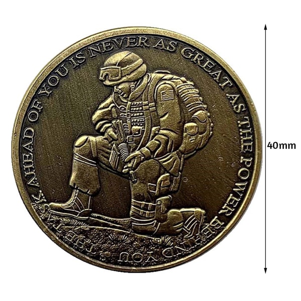 United States Soldier Commemorative Coin Veteran Coin Collectible Novelty Födelsedagspresent 1pcs