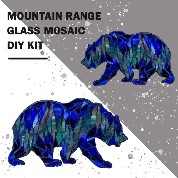 Mountain Mosaics DIY Kit Förbättrar kreativiteten Snygg mosaik Artware för klättring Beer