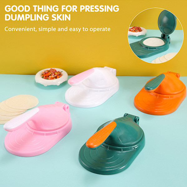 DIY Dumpling Skin Maker Hushållsmanual Snabbpress Dumpling Skin Mall Dark Green 3PCS