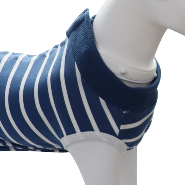 Kirurgi återhämtningsdräkt Anti slickande sår Husdjursvård Kläder efter operation Kläder Djurtillbehör för hund Stripe XS