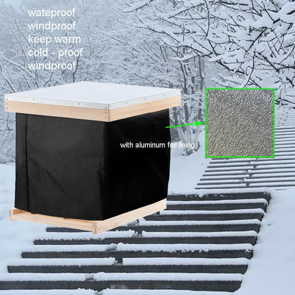 Vindtät Vinter Bin Bikupor Wrap Kallbeständiga Honeycombs Isolering Wrap Biodling Tillbehör 1PCs