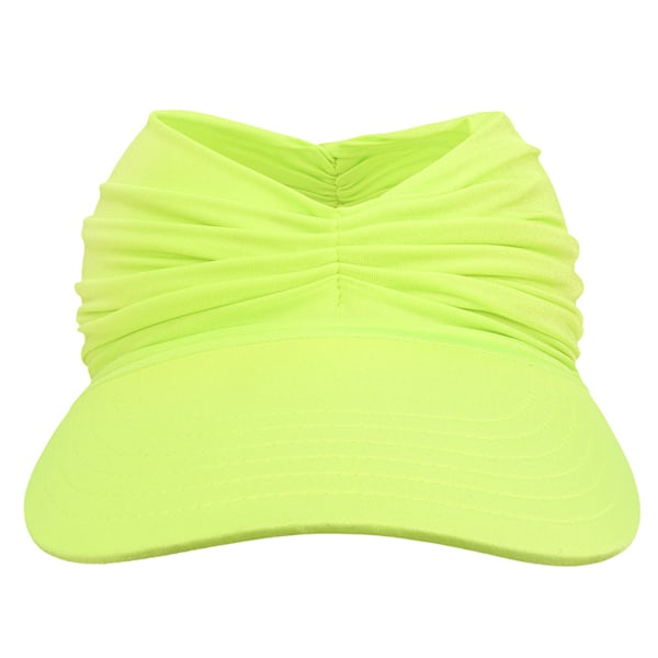 Sommer Dame Solhat Pakkelig Stor Skygge Solskærm Hatte Dame Sommer UV Beskyttelse Strandkasket Green