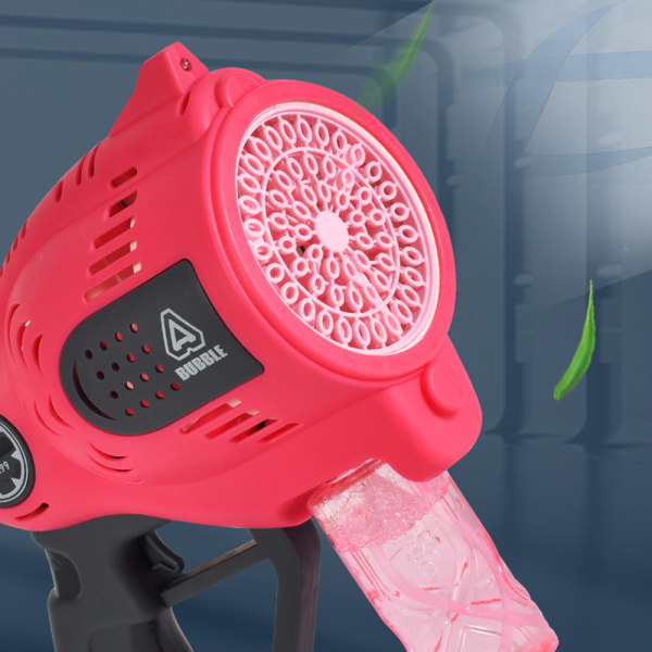 57/139 hål handhållen elektrisk bubbelmaskin med lampor Multifunktionell rolig bubbelmaskin för utegård