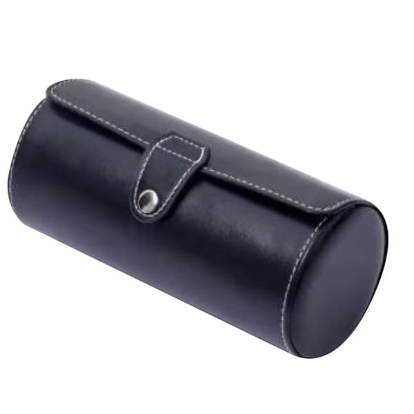 Multifunktionell Watch Roll Box Case Mode Portable Watch Roll Box Watch Roll Organizer för män Black