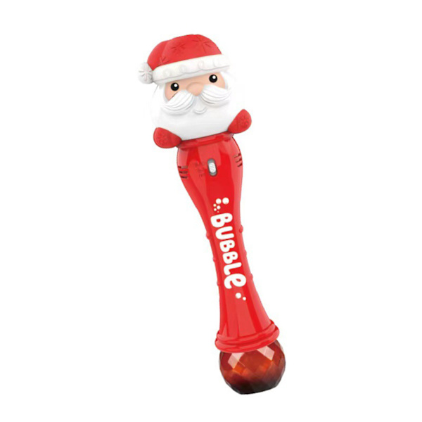 Christmas Santa Bubble Wands Leksaker för barn Bärbar stor kapacitet bubbelblåsare för pojke flicka barn Bx146