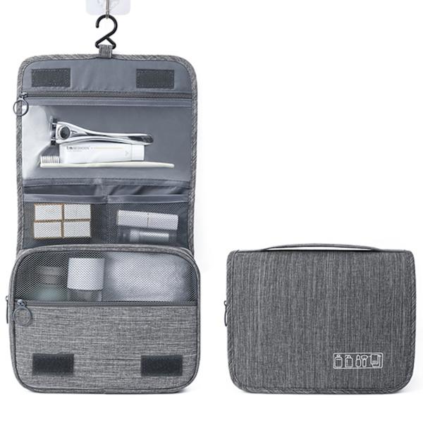 Terylenes Travel Toalett Förvaringspaket Torr Våt Klassificering Reseförvaringsväska för utomhusbruk Grey