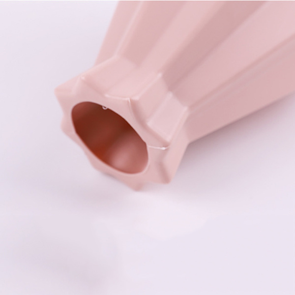 Modernt papper vikning stil plast blomvaser dekoration för hem sovrum White B